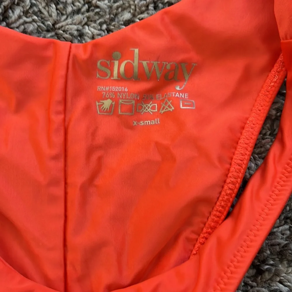 Sidway Swim Red Orange Linda Bikini bottoms